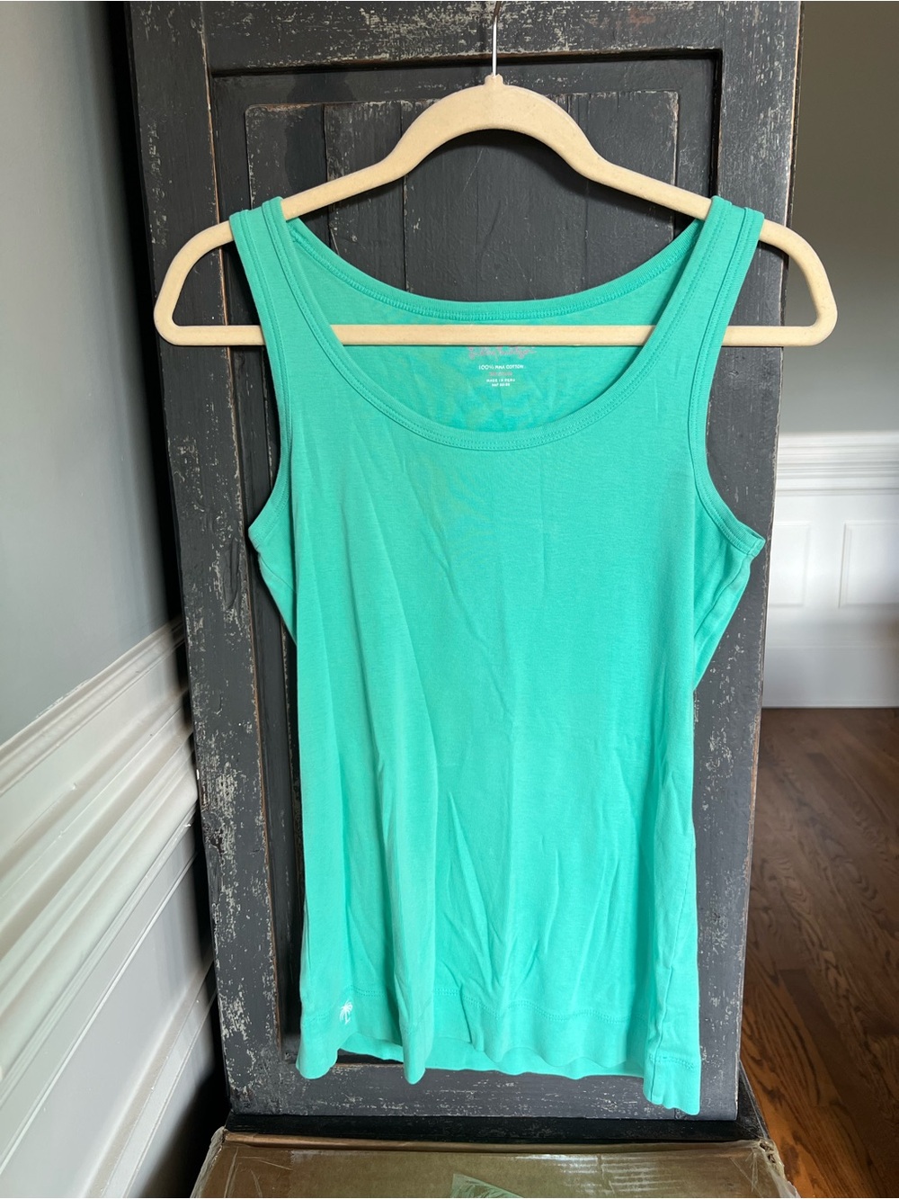 Lilly Pulitzer green Sleeveless Tank Top Sz Medium